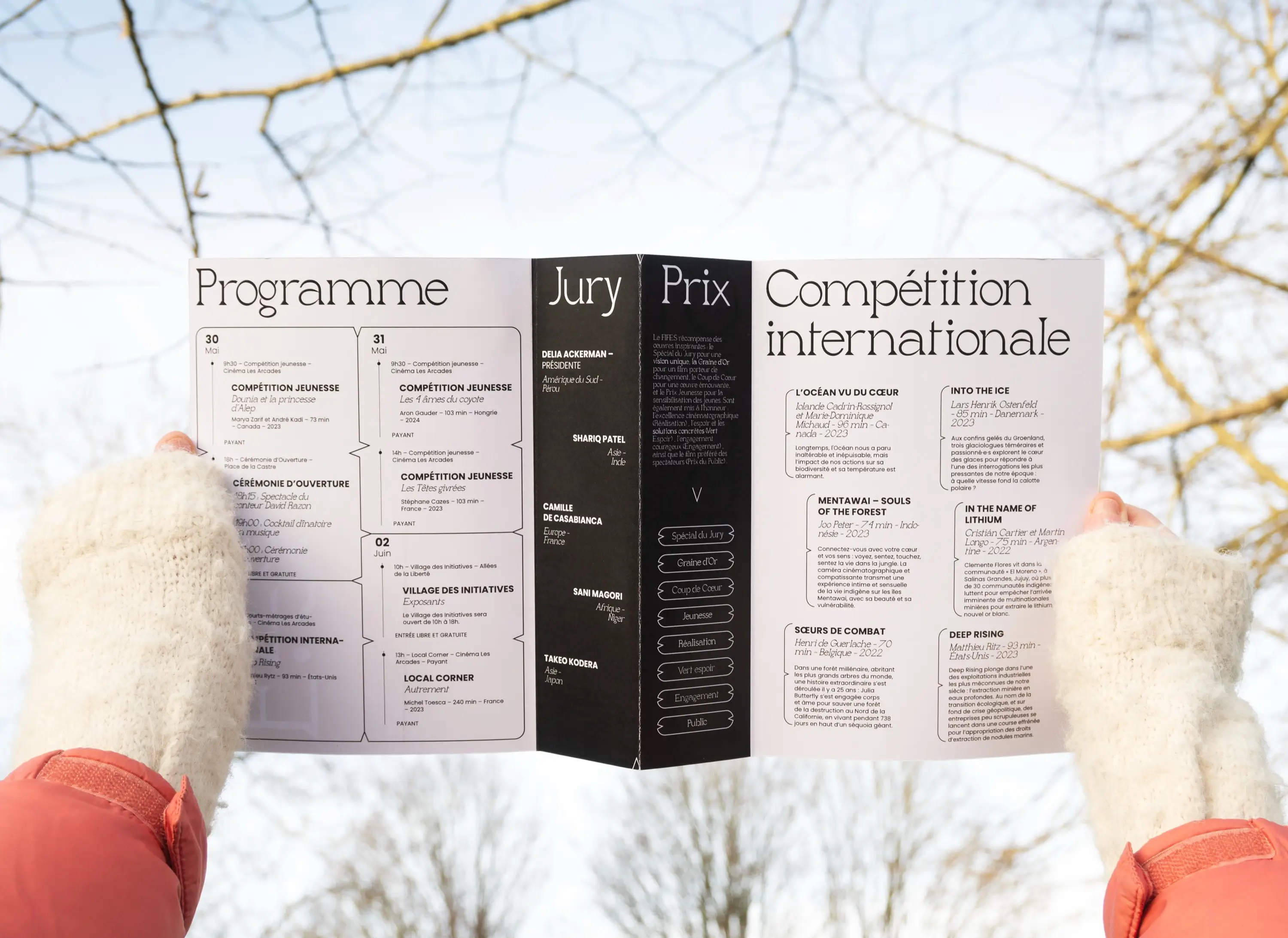 Programme, jury, prix, compétition internationale